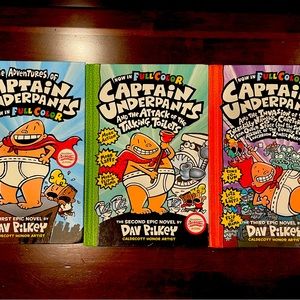 Captain Underpants Collection in full color books 1-3